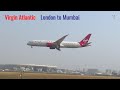 Virgin atlantic boeing 787 landing in mumbai