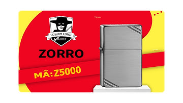 Bật lửa Zorro Z5000 kiểu cổ điển gió thổi không tắt | Ambe.vn