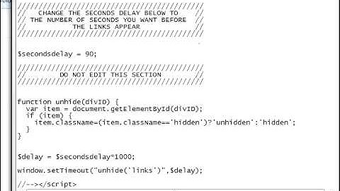 Creating a Delayed Button or Form