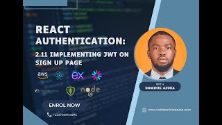 2.11 Implementing JWT on Sign Up Page