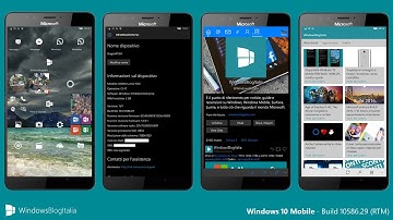 Video tour completo di Windows 10 Mobile RTM Build 10586 29