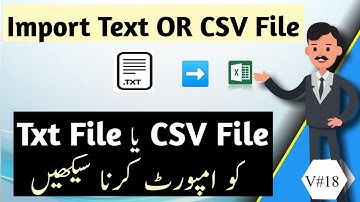 How to Import CSV File in Excel  | How to Import Text File in Excel 2021