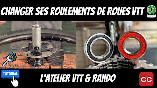 Changer ses roulements de roues VTT #duroc  #vtt