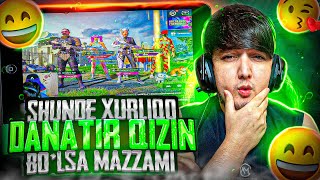 BU QIZ MENI HAYOLLARIMNI BUZDI | SHUNDEY DANATIR XURLIQO QIZIN BO'LSA MAZZAMI 😂😍 | PUBG MOBILE