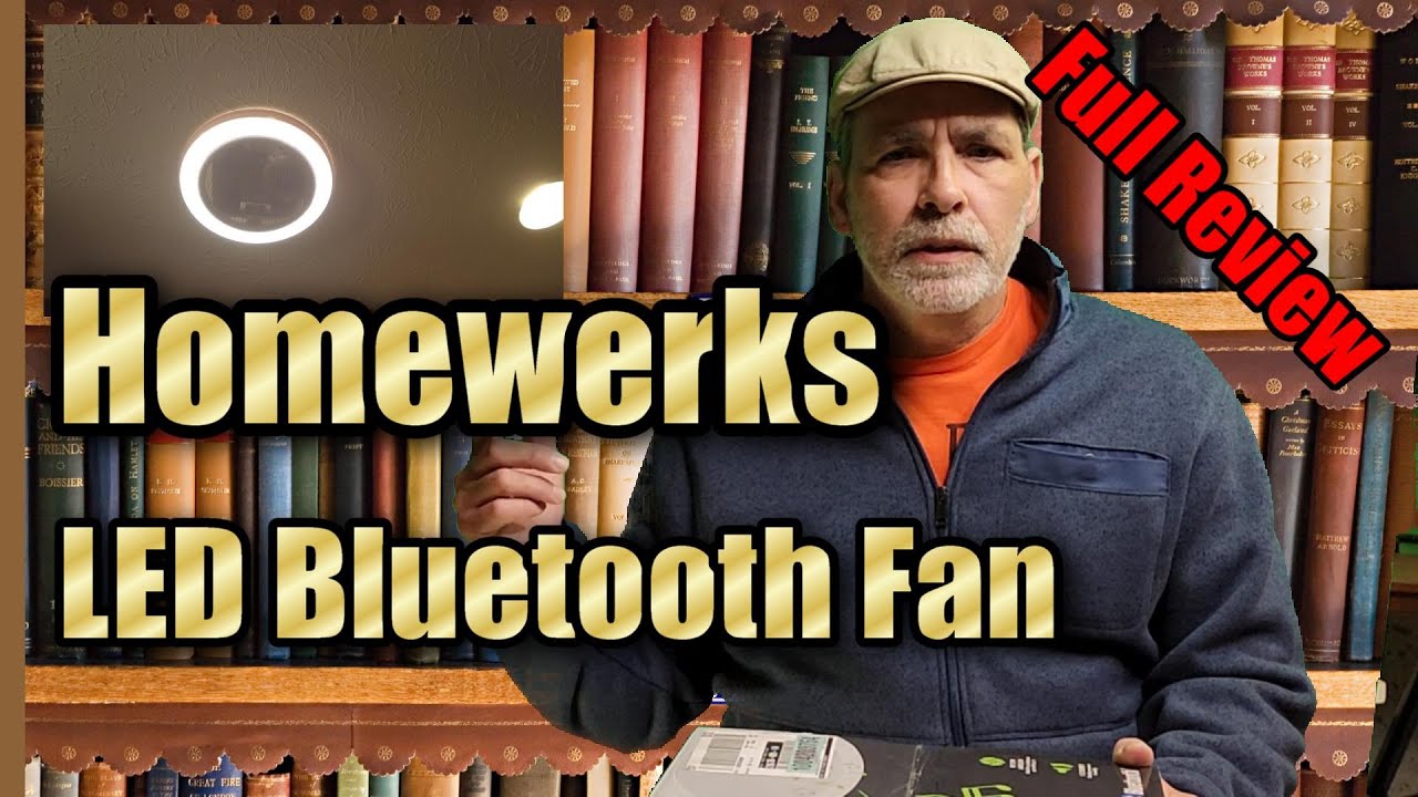 HomeWerks LED Bluetooth Fan - YouTube