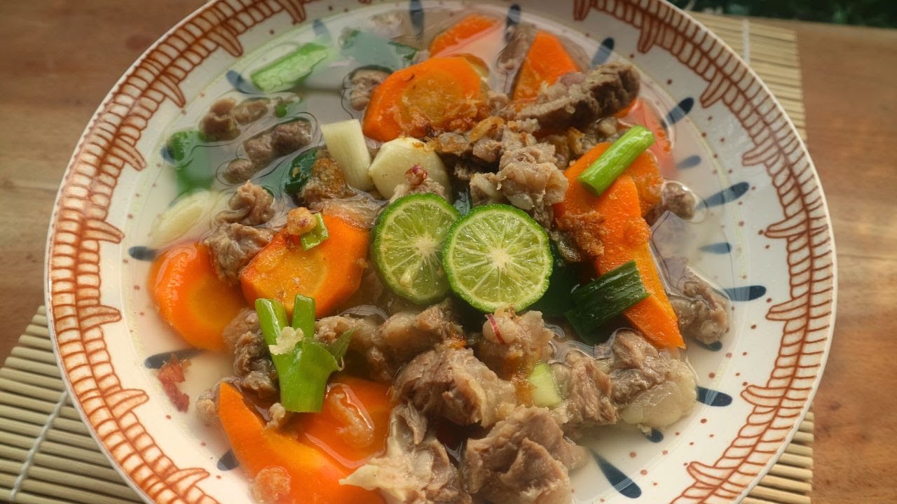 MENU SAT SET TANPA BUMBU HALUS, TANPA TUMIS | RESEP SOP DAGING SAPI ...