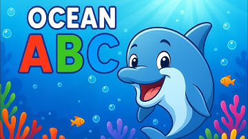 ABC Ocean Animals Song for Kids  Learn Sea Creatures A to Z  Happy Songland