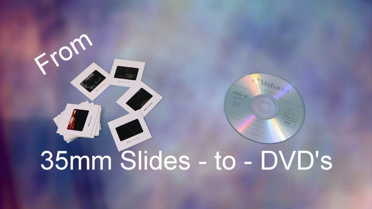 Converting 35mm slides to digital media - YouTube