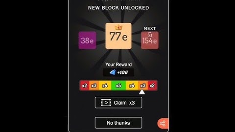 x2 blocks ll highest block unlocked #mixplate #x2blocks