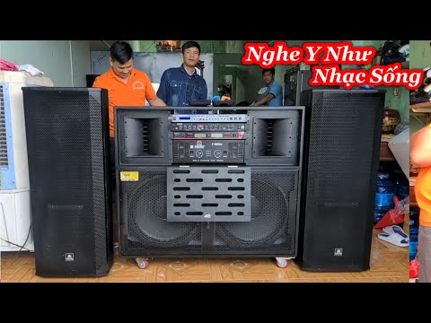 "Siêu Mạnh" Loa Kéo Điện 50 Công Suất Lớn Kết Hợp, Full Đôi 40 Bass Mạnh Hát Hay MTLK3900