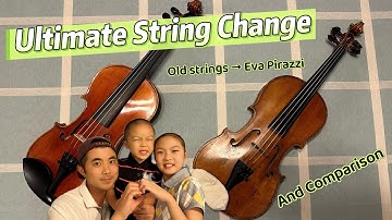Ultimate Violin String Change! 🎻| 🔥 Can You Hear the Difference?