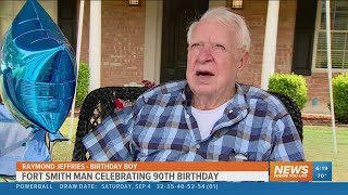 Fort Smith man celebrates 90th birthday with drive-by party