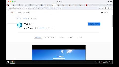MySites browser-hijacking extension removal.