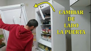 Cambiar sentido o mano de la puerta de la nevera, frigorifico o refrigerador / congelador Trucos