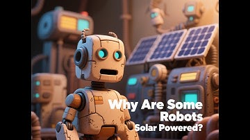 Why Solar Power For Robots Is Important  Solar Powered Robots | Why Are Some Robots Solar Powered |