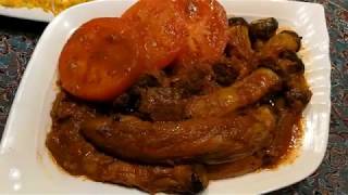 طرزتهیه خورشت بادمجان مجلسی،عالی وخوشمزه باآشپزخانه فریبا bademjan stew
