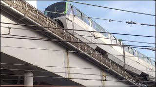 浜松町駅｜東京モノレール羽田空港線 10000形電車。R6/2。Tokyo Monorail Haneda Airport Line Hamamatsucho Station JAPAN TRAVEL