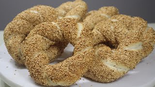 Legendary Turkish bagels♡SIMITS♡Best recipe