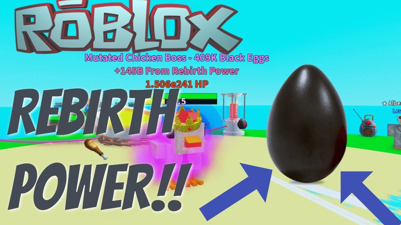 New Rebirth Power And More Egg Farm Simulator Roblox Youtube - new rebirth power and more egg farm simulator roblox
