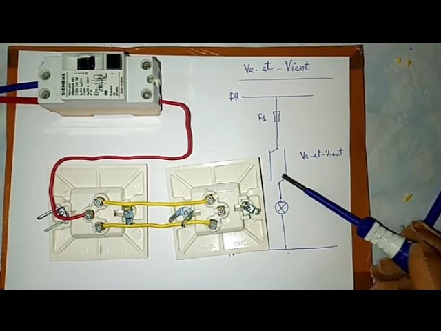 تعليم الكهرباء للمبتدئين - طريقة تشغيل مصباح. | Simple Allumage - YouTube