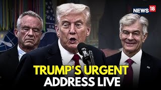 LIVE | Trump's Press Briefing At The White House | Border Security & Policy Announcements | N18G
