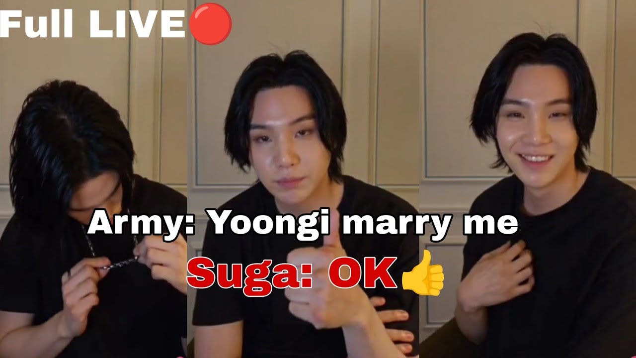 YOONGI'S SUDDEN LIVE TODAY | Suga LIVE TODAY 18.06.2023 | BTS'S