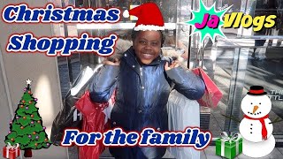 Niyah Goes Christmas Shopping For The Family | Vlogmas Day 6 | 2017 | JaVlogs
