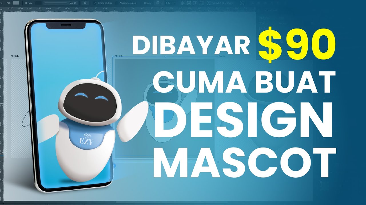 Maskot Informatika Design DIBAYAR $90 CUMA BUAT MASKOT! - BREAKDOWN DESIGN - YouTube