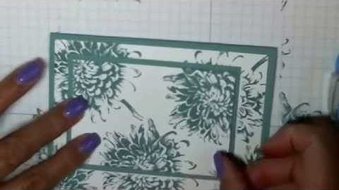 Stampin Up Layered Stamping