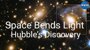 Zwaartekrachtlensing: hoe de ruimte licht buigt | Hubble