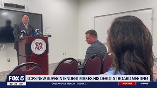 New LCPS superintendent makes his debut at board meeting