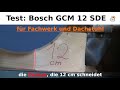 Bosch GCM 12 SDE Paneelsäge - TEST