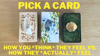 How You THINK They Feel Vs. How They ACTUALLY Feel 💜😳🌈 Pick A Card ~ Timeless Love Tarot Reading