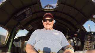 Climbing aboard B-17 Texas Raiders for a flight at Sun-N-Fun in Lakeland Florida