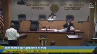 Celebrity North Miami Code Compliance Hearing - 05/01/2019 Wealth
