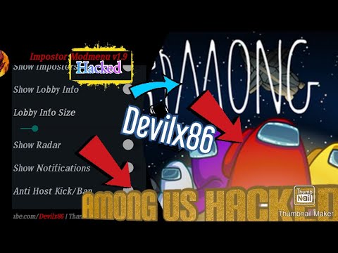 New Among us Devilx86 V2022.8.23 Mod Menu Apk