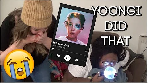 SUGA'S INTERLUDE (Halsey x Suga) FIRST LISTEN + REACTION! 😭