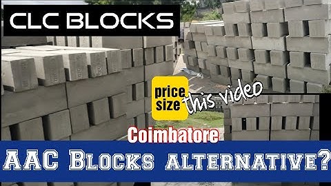 CLC Block in Coimbatore || Cellular lightweight concrete block in tamil