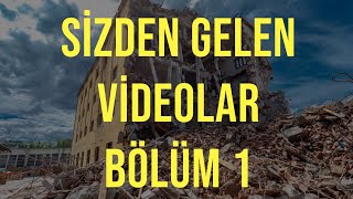 SİZDEN GELEN VİDEOLAR - DEPREM ÖZEL CANLI