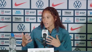 WORLD CUP TRAINING CAMP MEDIA AVAILABILITY: Crystal Dunn & Lynn Williams - July 20, 2023
