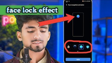 how to change face lock animation in any Android device // face recognition animation