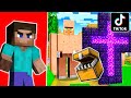 VIRAL TIKTOK MINECRAFT HACKS THAT ACTUALLY WORKS | ANDREOBEE