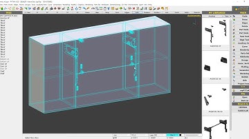 Inserting an Aventos into a cabinet in PYTHA