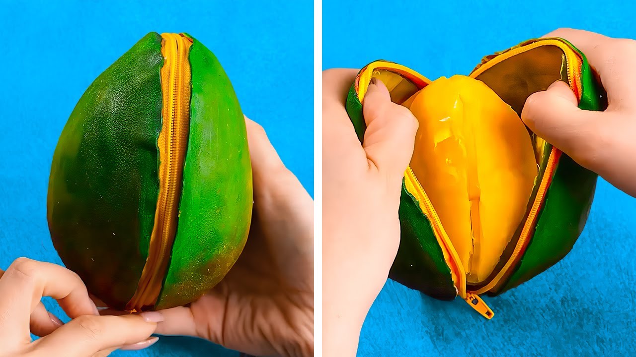 CUT AND PEEL YOUR FOOD LIKE A MASTERCHEF Genius Food Hacks To Save Your Time