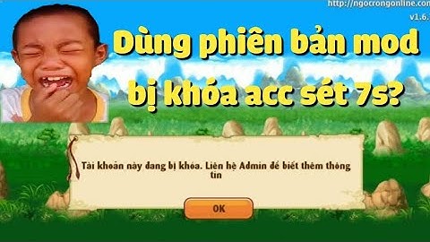 Zong1sao || Acc Set 7S Bị Khóa..Chơi Phiên Bản Hack Thế Nào Để Không Bị Khóa Acc? - Ngọc Rồng Online