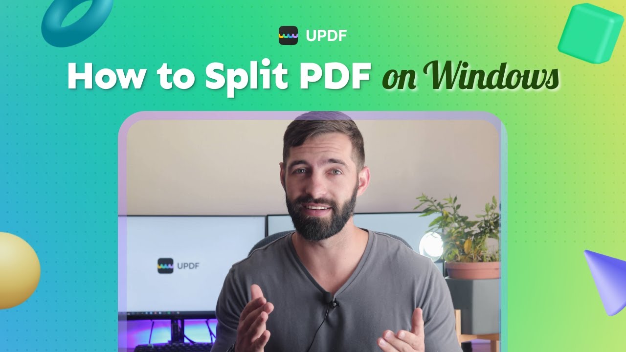 How to Split PDF on Windows | UPDF - YouTube