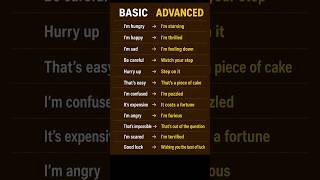 Stop saying basic English! Use these advanced phrases and sound smarter instantly. #vocabulary