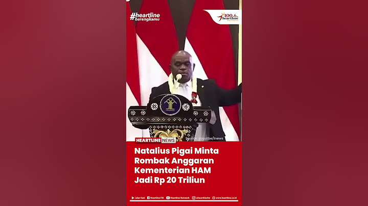 Natalius Pigai Minta Rombak Anggaran Kementerian HAM Jadi Rp 20 Triliun