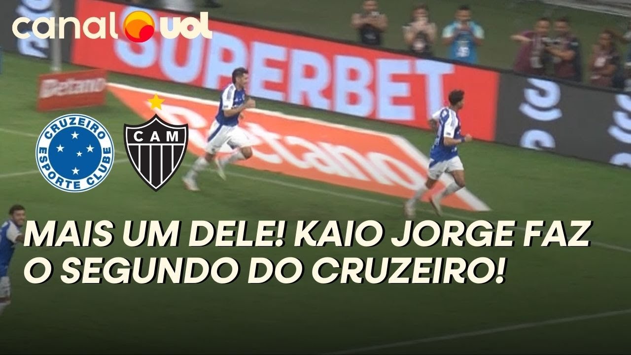CRUZEIRO AMPLIA O PLACAR CONTRA O ATLÉTICO-MG! KAIO JORGE FAZ O SEGUNDO ...