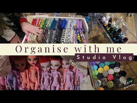 Art Room Organisation | Craft Supplies Organisation & Art Storage | Studio Vlog